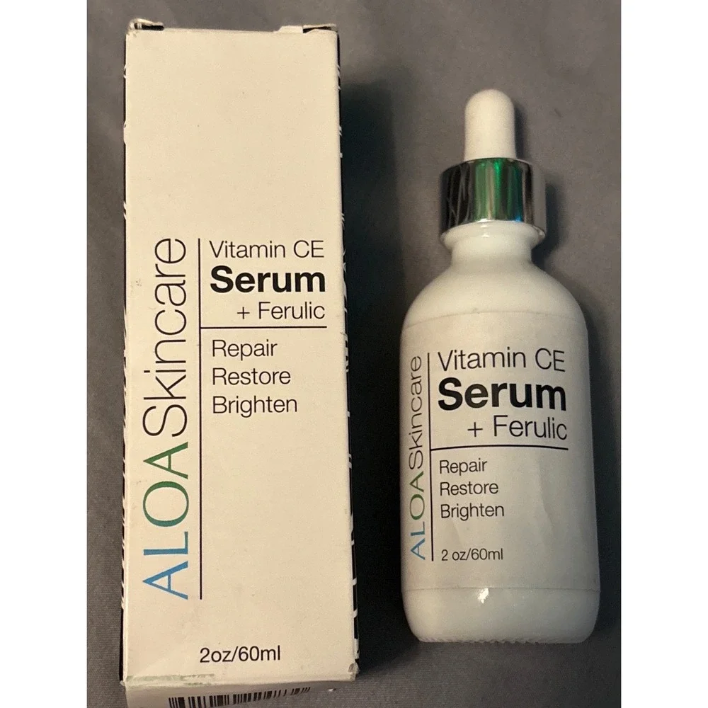 NEW ALOA Skincare Vitamin CE Serum + Ferulic w/ Hyaluronic Acid